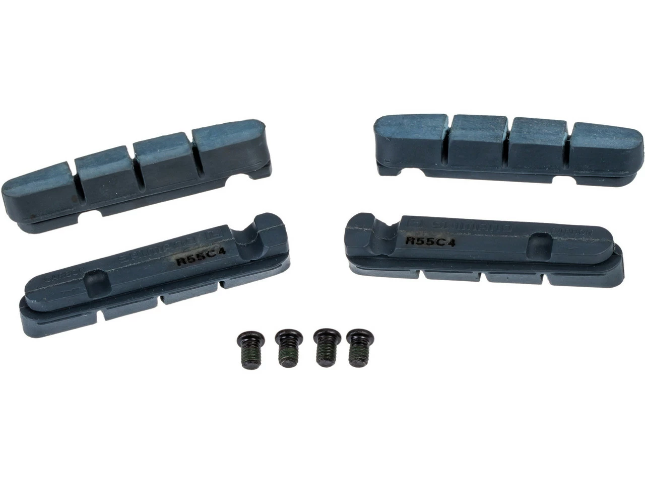 Shimano Bremsgummis R55C4 Dura-Ace, Ultegra, 105 Für Carbonfelgen - 2 Paar 3 Shimano Bremsgummis R55C4 Dura-Ace, Ultegra, 105 Für Carbonfelgen - 2 Paar