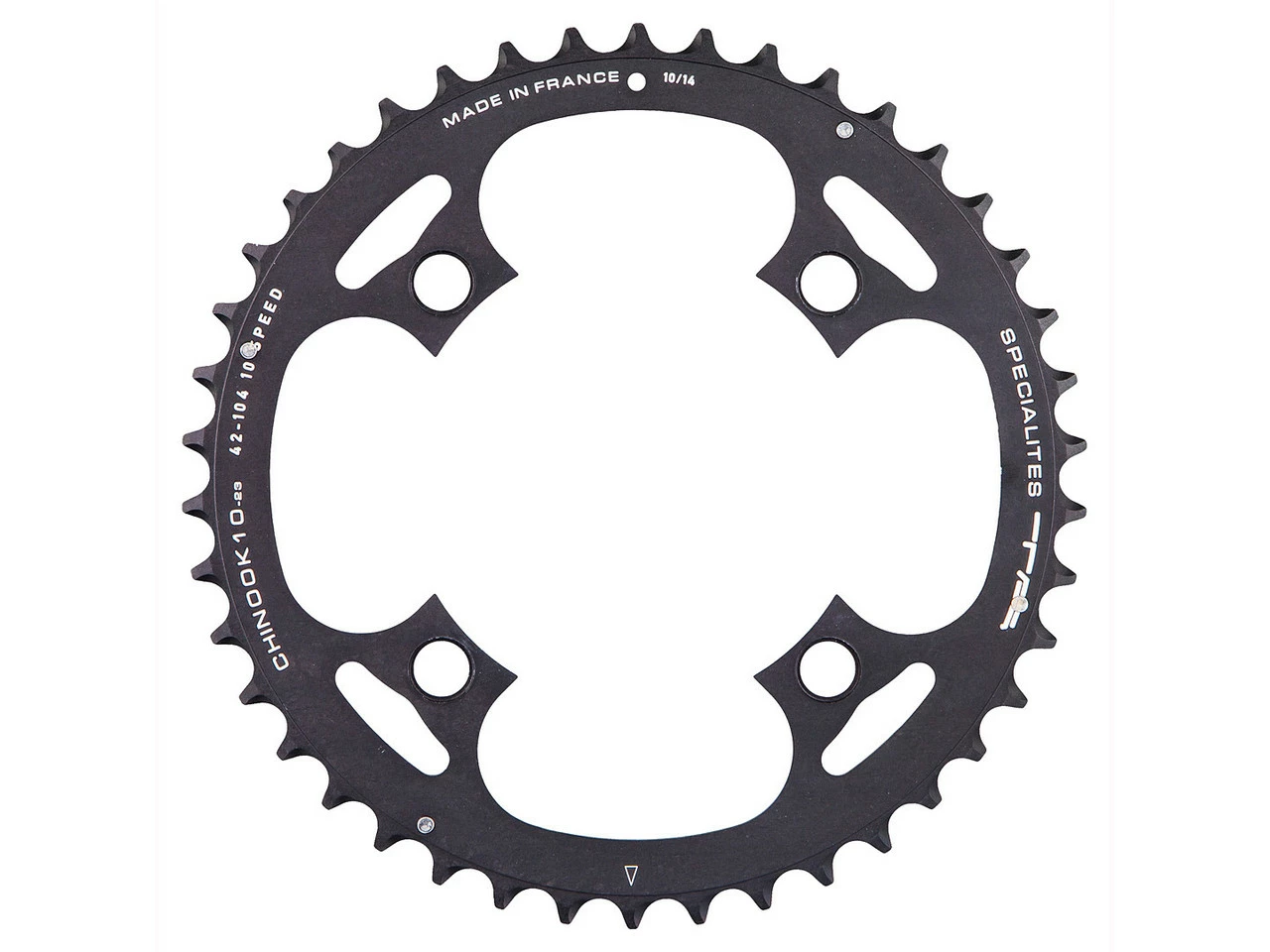 TA Kettenblatt Chinook11, 4-Arm, Außen, 104 Mm Lochkreis, 23 Mm Aufnahme 3 TA Kettenblatt Chinook11, 4-Arm, Außen, 104 Mm Lochkreis, 23 Mm Aufnahme