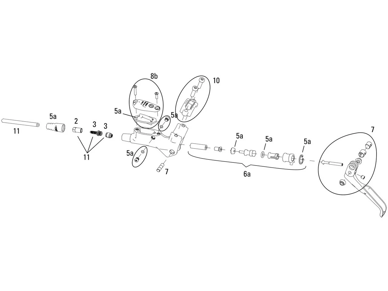 AVID Ersatzteile Code 5 Bremshebel (2008-2010) 3 AVID Ersatzteile Code 5 Bremshebel (2008-2010)