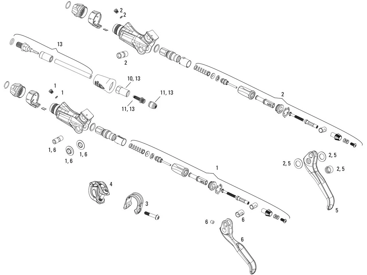 AVID Ersatzteile Elixir 9 Bremshebel 3 AVID Ersatzteile Elixir 9 Bremshebel