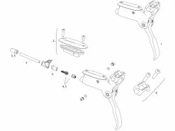 SRAM Ersatzteile Level T Bremshebel