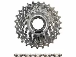 Campagnolo® Veloce Kassette + Record Kette 9-fach Verschleißset