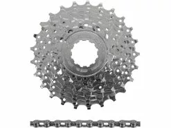 Shimano Tiagra/Sora Kassette CS-HG50 + Kette CN-HG53 9-fach Verschleißset