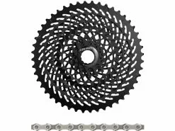 SRAM XG-899 E-Block Kassette + PC EX1 Kette 8-fach Verschleißset