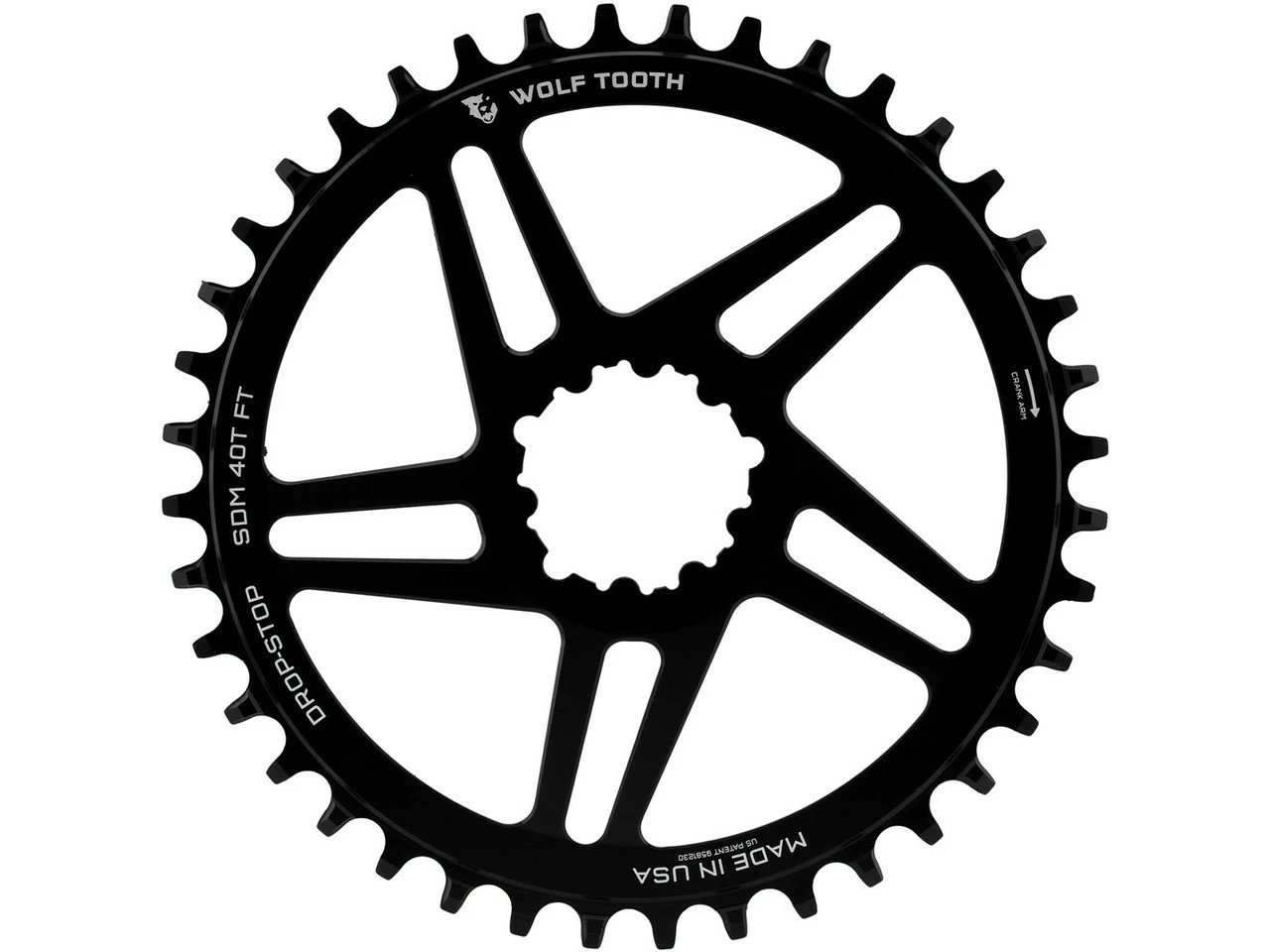 Wolf Tooth Components Direct Mount Flattop Kettenblatt Für SRAM Cyclocross / Road 3 Wolf Tooth Components Direct Mount Flattop Kettenblatt Für SRAM Cyclocross / Road