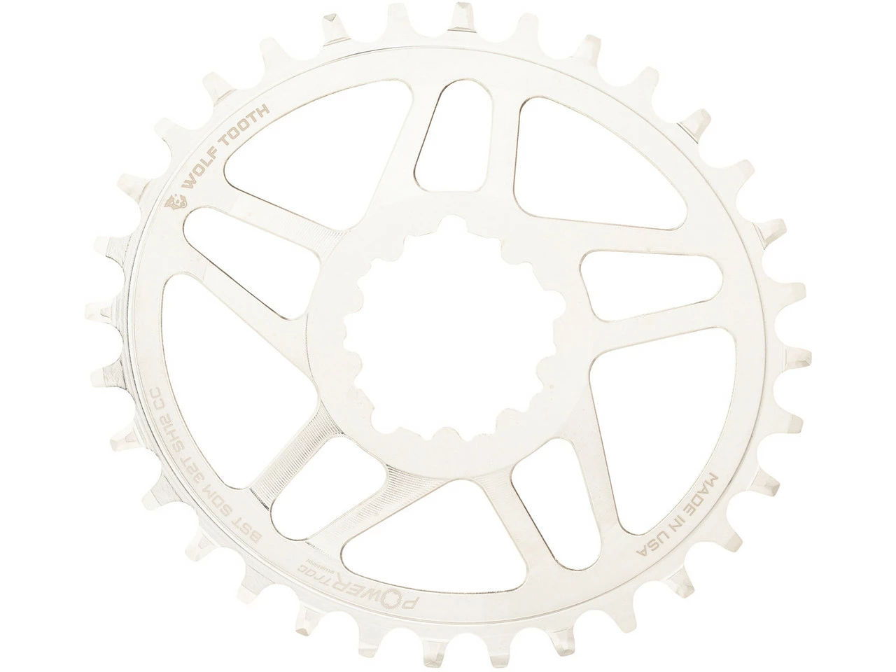 Wolf Tooth Components Elliptical Direct Mount Kettenblatt Cane Creek / SRAM Für HG+ 12-fach 3 Wolf Tooth Components Elliptical Direct Mount Kettenblatt Cane Creek / SRAM Für HG+ 12-fach