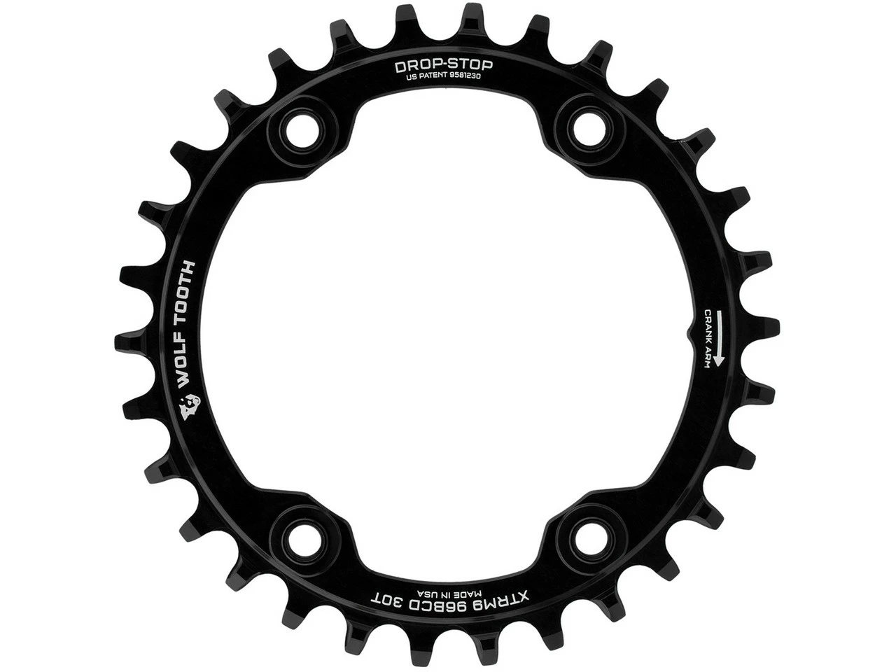 Wolf Tooth Components 96 BCD Kettenblatt Für Shimano XTR M9000 / M9020 3 Wolf Tooth Components 96 BCD Kettenblatt Für Shimano XTR M9000 / M9020