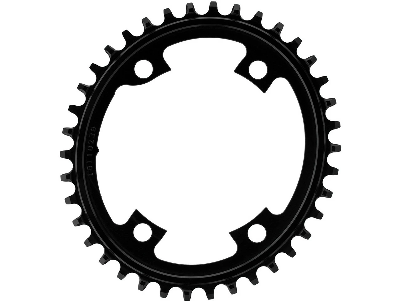 Wolf Tooth Components Elliptical 110 BCD Asymmetric 4-Arm Kettenblatt Für Shimano 4 Wolf Tooth Components Elliptical 110 BCD Asymmetric 4-Arm Kettenblatt Für Shimano – Bild 2