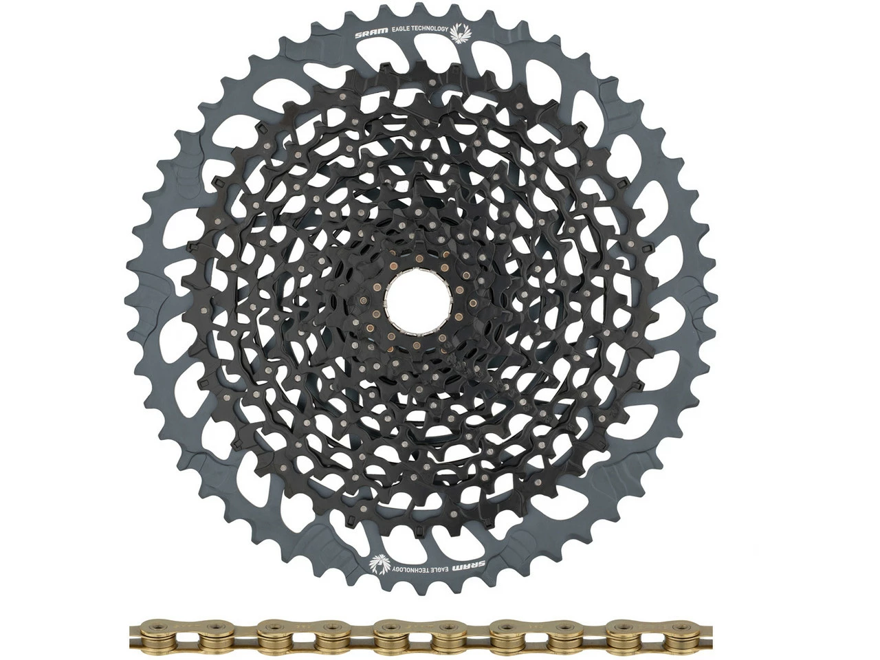 SRAM GX Eagle XG-1275 Kassette + Eagle Kette 12-fach Verschleißset 9 SRAM GX Eagle XG-1275 Kassette + Eagle Kette 12-fach Verschleißset – Bild 7