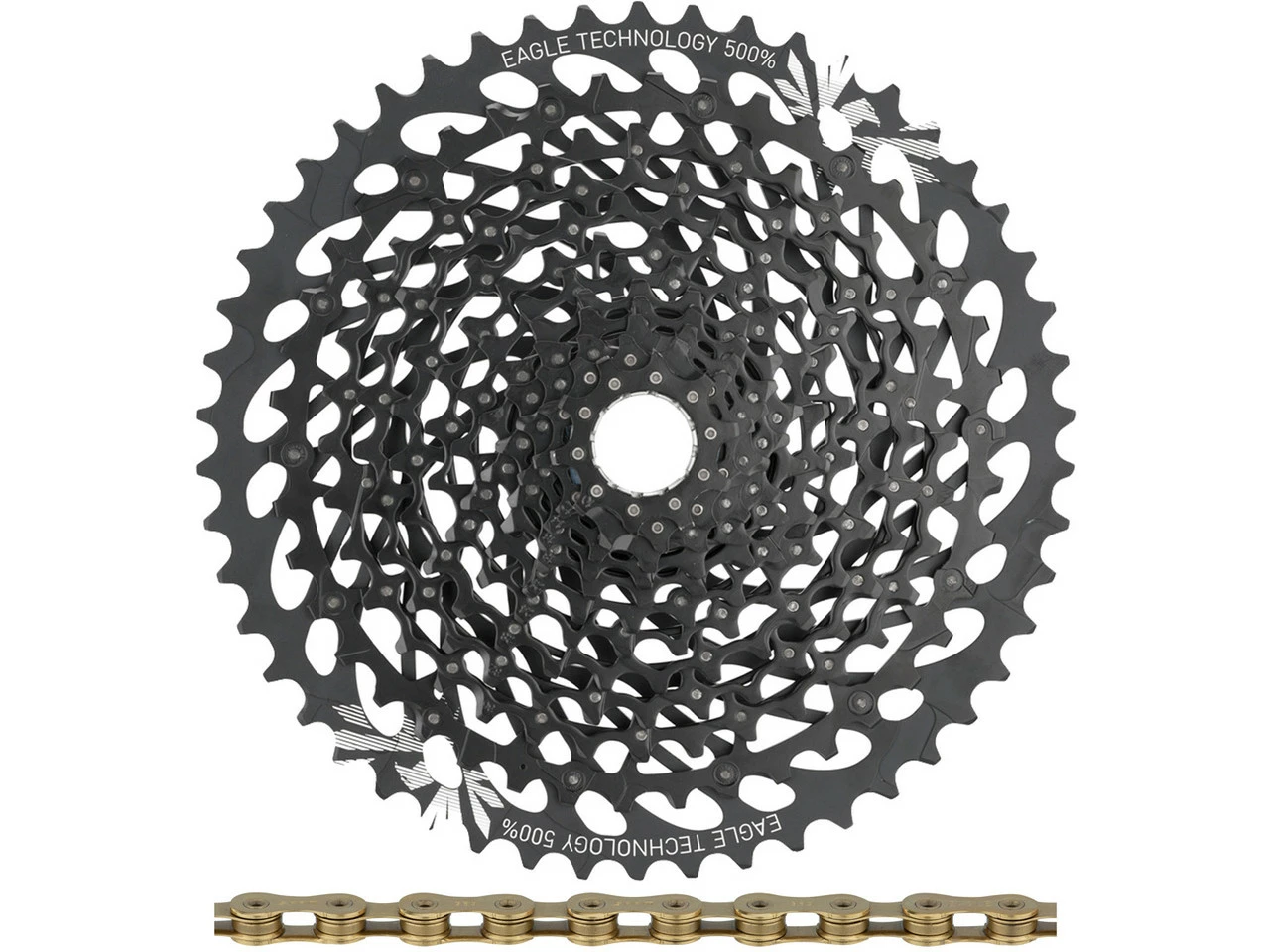 SRAM GX Eagle XG-1275 Kassette + Eagle Kette 12-fach Verschleißset 13 SRAM GX Eagle XG-1275 Kassette + Eagle Kette 12-fach Verschleißset – Bild 11