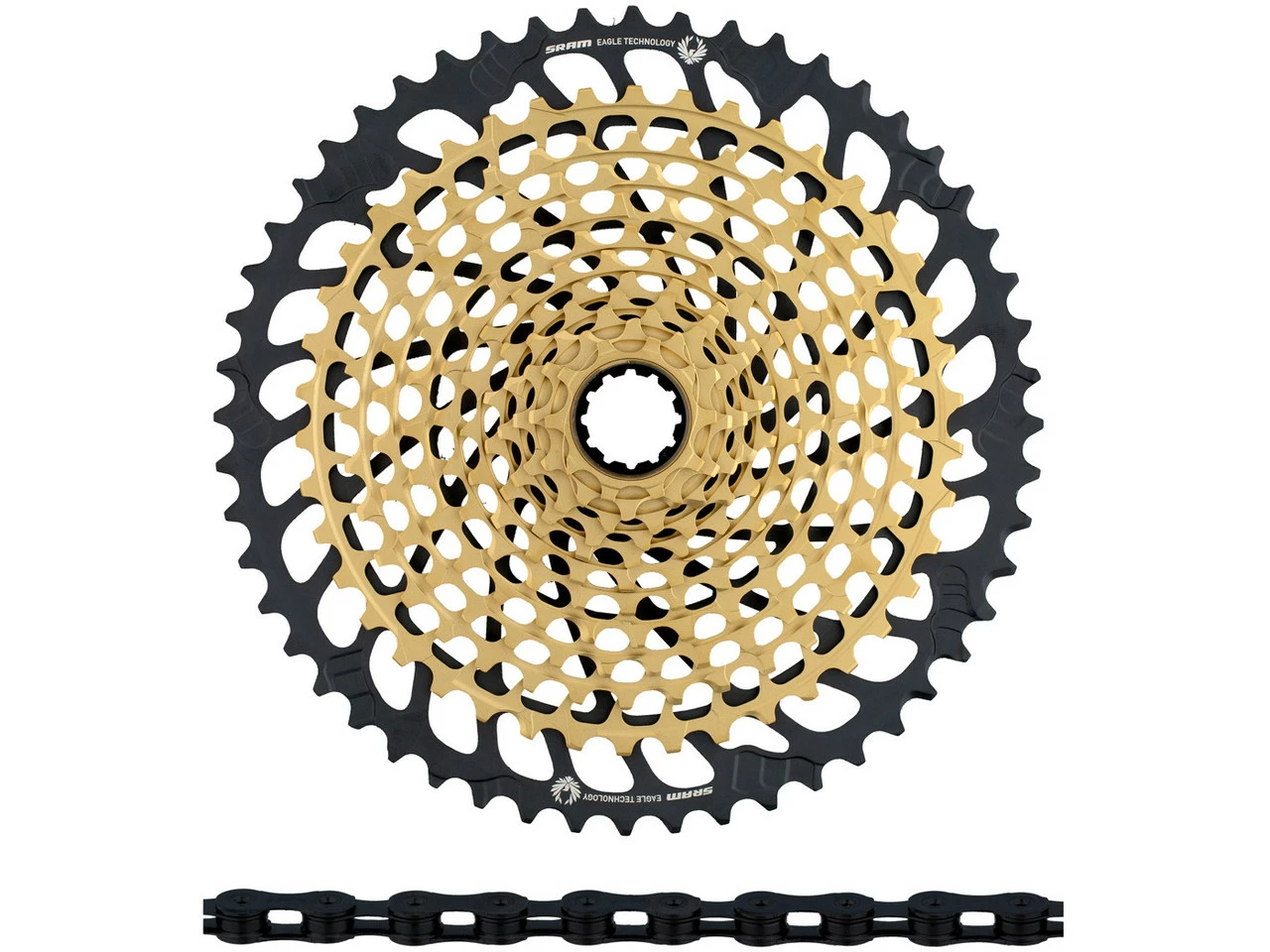 SRAM XX1 Eagle XG-1299 Kassette + PC XX1 Eagle Kette 12-fach Verschleißset 8 SRAM XX1 Eagle XG-1299 Kassette + PC XX1 Eagle Kette 12-fach Verschleißset – Bild 6