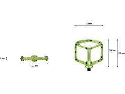 OneUp Components Aluminium Plattformpedale -DMR BremsbelagVerkäufe 450184