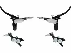 HOPE Tech 4 E4 V+h Set Scheibenbremse Mit Stahlflexleitung -DMR BremsbelagVerkäufe 456397