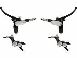 HOPE Tech 4 V4 V+h Set Scheibenbremse Mit Kunststoffleitung