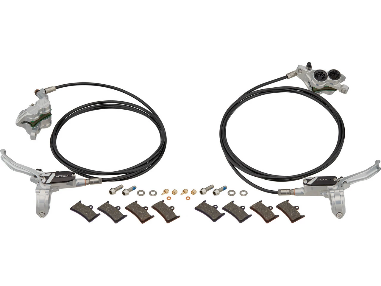 HOPE Tech 4 V4 V+h Set Scheibenbremse Mit Kunststoffleitung 26 HOPE Tech 4 V4 V+h Set Scheibenbremse Mit Kunststoffleitung – Bild 24