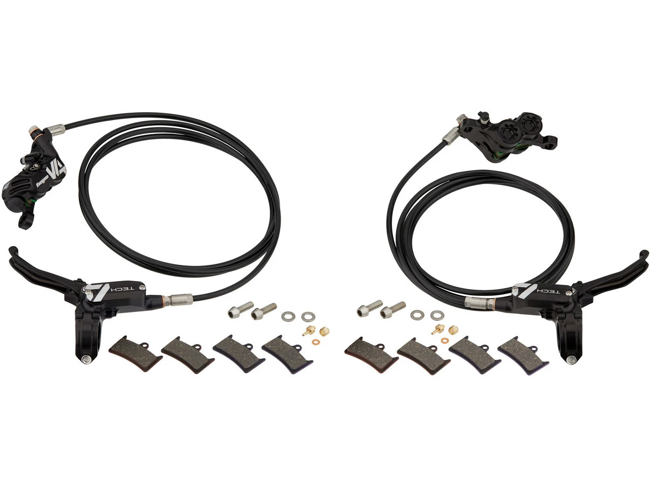 HOPE Tech 4 V4 V+h Set Scheibenbremse Mit Kunststoffleitung 38 HOPE Tech 4 V4 V+h Set Scheibenbremse Mit Kunststoffleitung – Bild 36