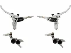 HOPE Tech 4 V4 V+h Set Scheibenbremse Mit Stahlflexleitung -DMR BremsbelagVerkäufe 459499