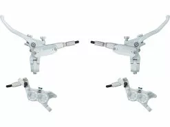 HOPE Tech 4 E4 V+h Set Scheibenbremse Mit Kunststoffleitung -DMR BremsbelagVerkäufe 481824