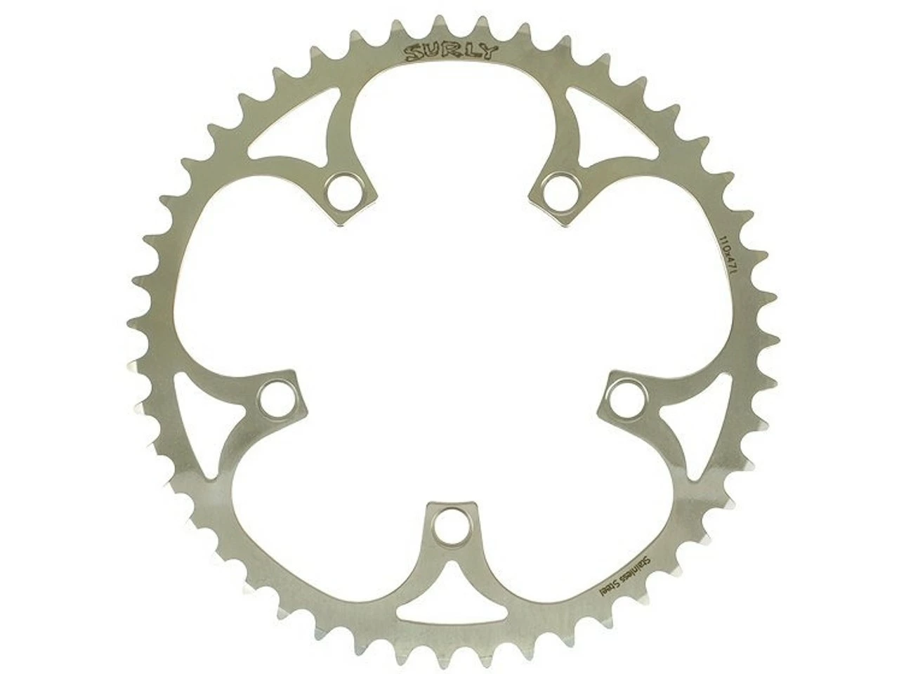 Surly Kettenblatt, 5-Arm, 110 Mm Lochkreis 3 Surly Kettenblatt, 5-Arm, 110 Mm Lochkreis